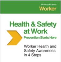 Health and Safety training workbook cover