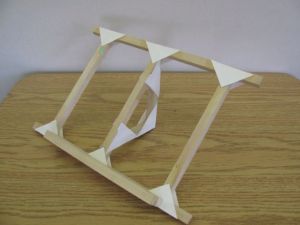 wooden book stand